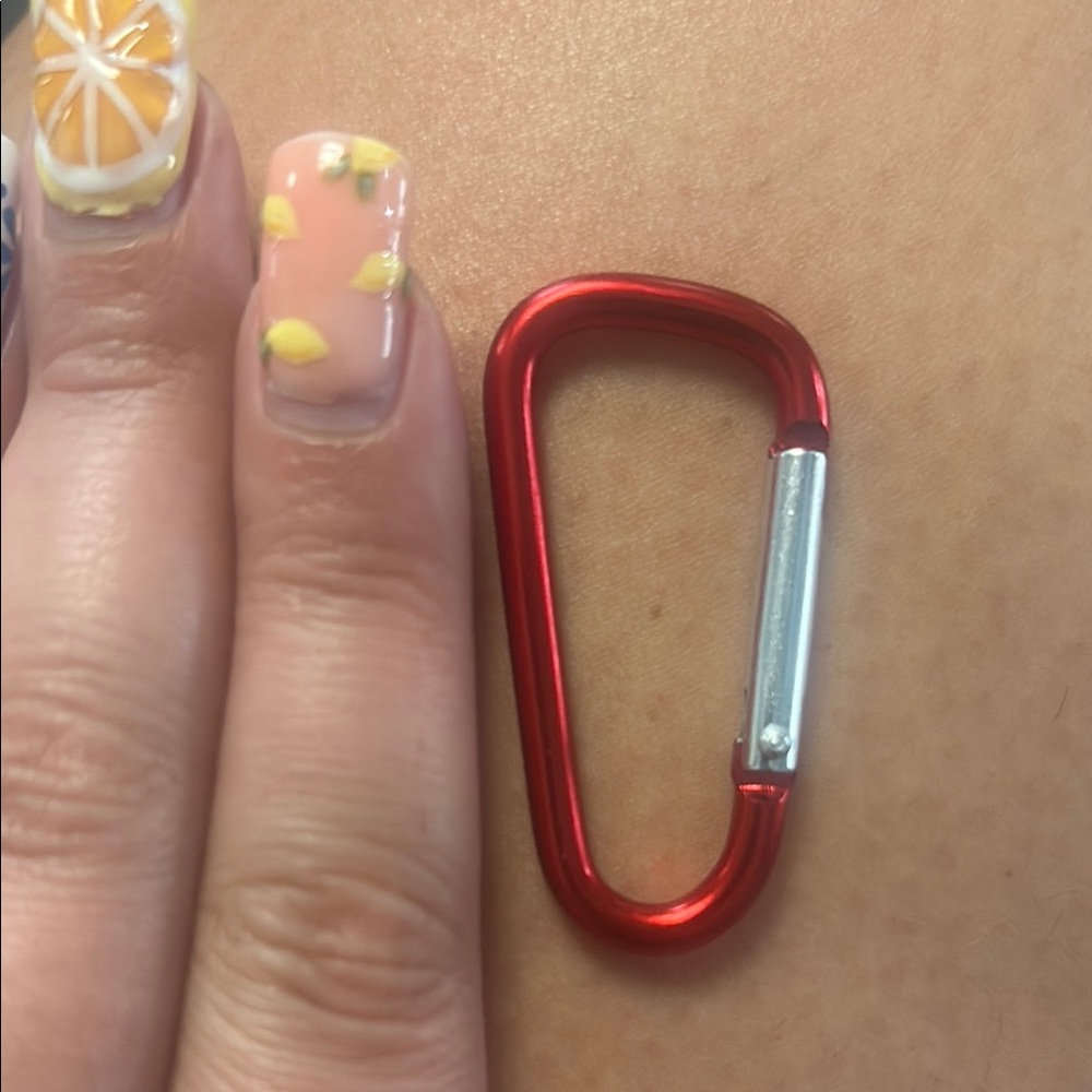 Red Carabiner Clip